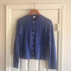 J Crew cable cardigan- worn once